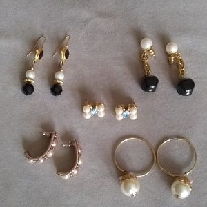 Vintage pierced earrings